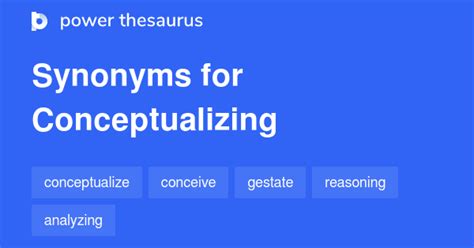 conceptualising synonym.